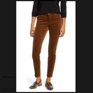 Kut from the Kloth Diana Skinny Brown Corduroy Jeans